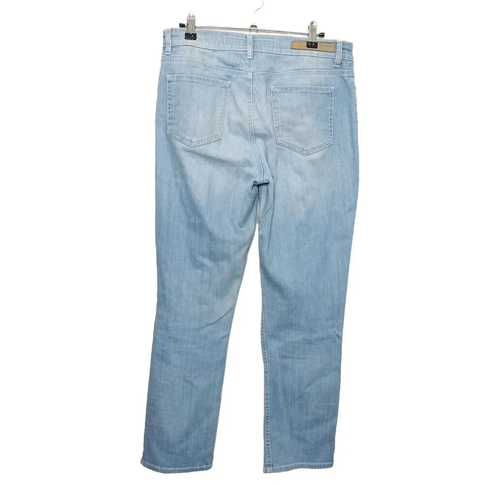 ESCADA Sport Tina Cropped Skinny Jeans Women’s 8 Blue Cotton Denim Euro 38